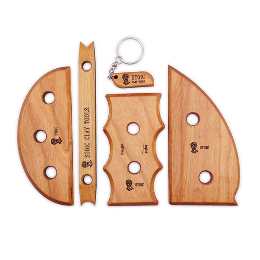 Pottery Tool Gift Set, 4 Piece Pottery Rib Set
