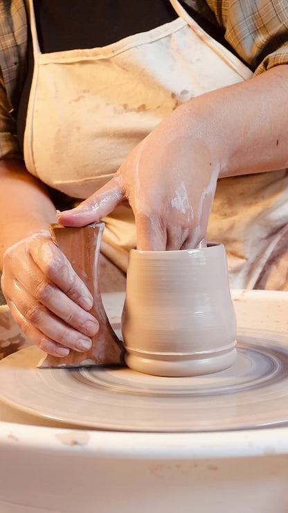 Bowl Profile Pottery Rib - Dual-Purpose Double Sided Pottery Tool for Shaping Bowls, Tumblers, and Vases.