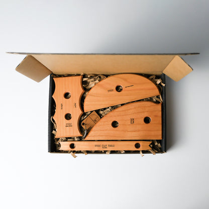 Wood Pottery Tool Gift Set #1