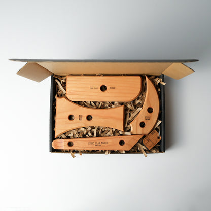 Wood Pottery Tool Gift Set #2