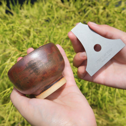 Rigid Metal Rib - Round Tea Bowl Profile