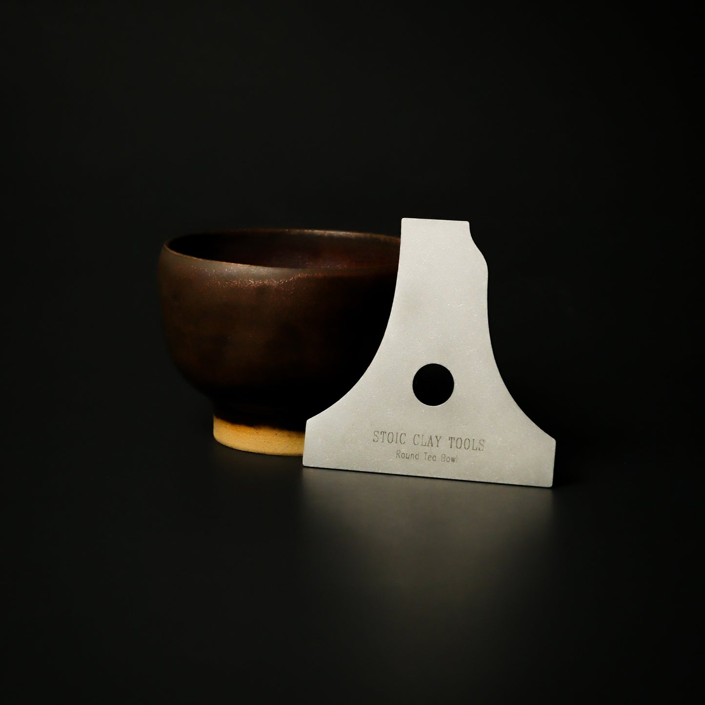 Rigid Metal Rib - Round Tea Bowl Profile